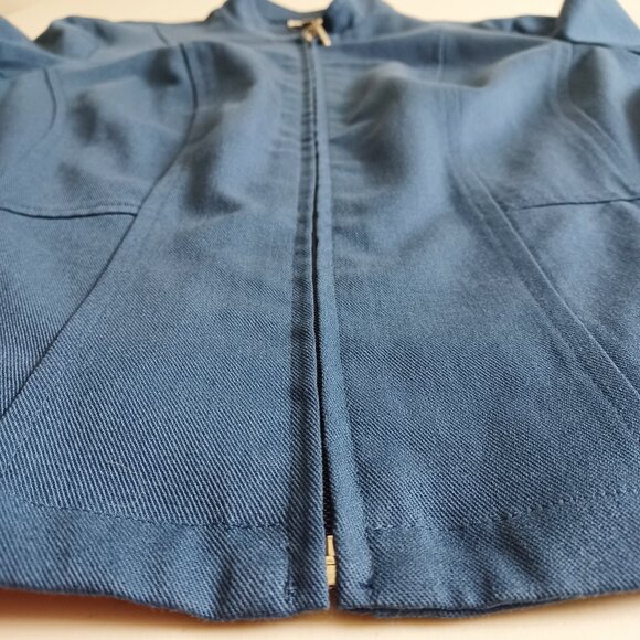 Cleo Blue Skirt Blazer Suit Set - Picture 4 of 16